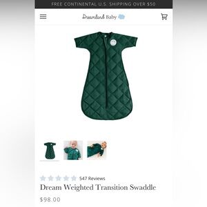 Brand new Dreamland Swaddle 3-6 months